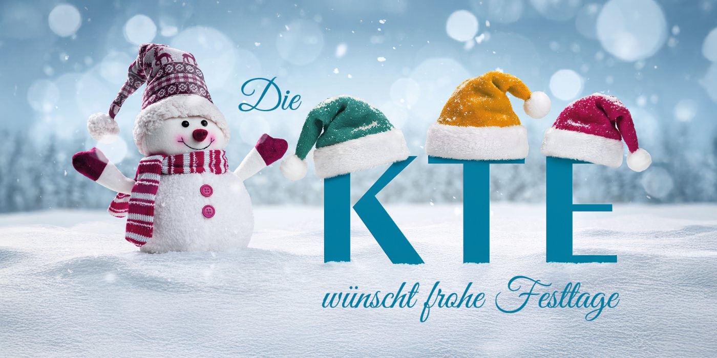 Die KTE wünscht frohe Weihnachten